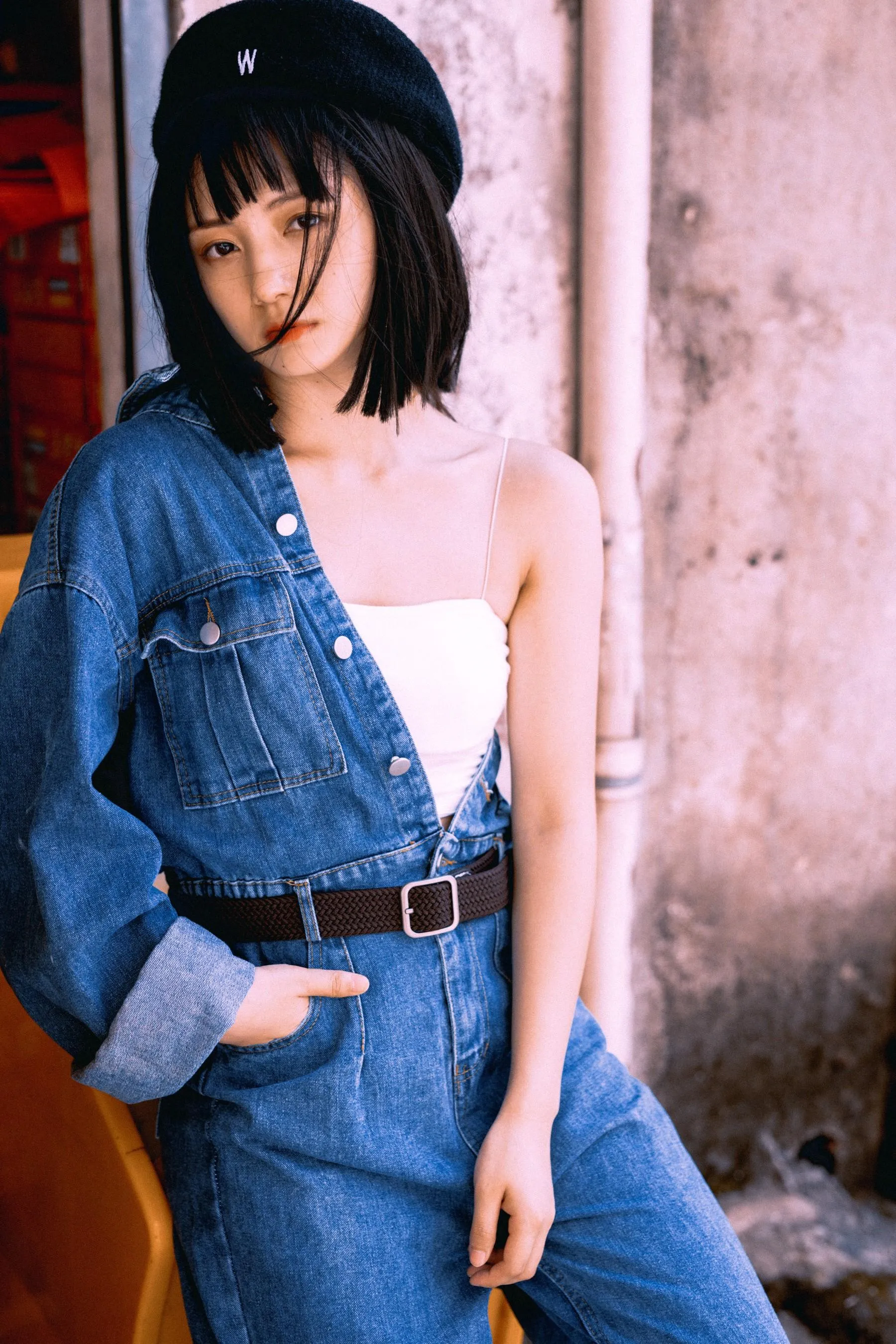 [YITUYU艺图语]2021.11.23 牛仔街头 黎美汐 [47P]插图9